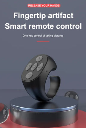 【Limited Sale】 New ring Tiktok Kwai remote control ring Bluetooth mobile phone self timer short video remote control 【Fast delivery】